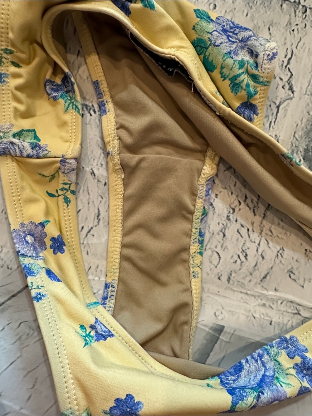 Yellow Floral Underwire Bikini Set - Picture 7 of 9